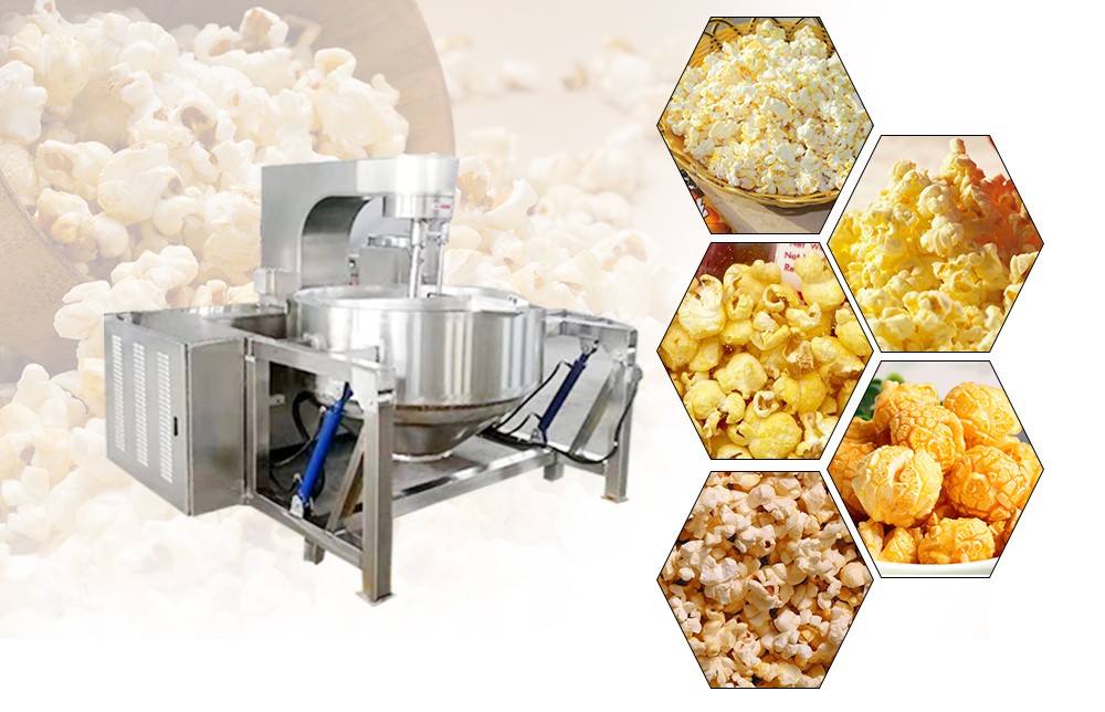 Industrial popcorn making machine 